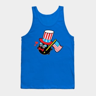 Poopy the Pug Puppy - Independence Day Tank Top